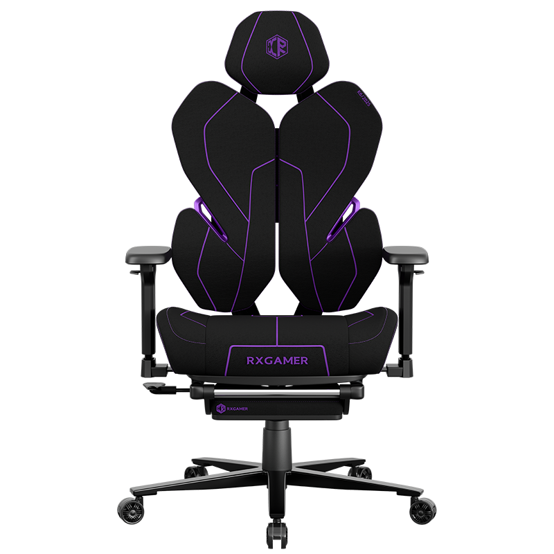 RXGAMER RX-K6-6301 ergonomický dizajn hernej stoličky s pohodlnými nášľapmi