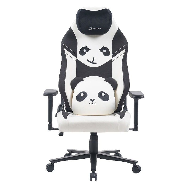 RXGAMER RX-2182 panda Módna herná stolička ergonomická počítačová herná stolička